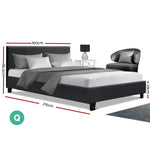 Artiss Bed Frame Queen Size Charcoal NEO BFRAME-E-NEO-Q-CHAR-AB