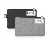 2Pcs Lockable KOSMCCOMoney Bags Nylon Lock Bank Bag Coin Bag,Storage Cash Bag for V1366-AZ2-W-16213
