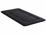 Giselle Bedding 10cm Japanese Floor Mattress Foldable Futon Mattress Washable Cover Straps FM-FUTON-100-10-BK