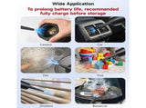 Compressed Air Duster, 3-Gear to 51000RPM Electric Air Duster Portable Air Blower with LED Light, V1192-AZ-W-3654
