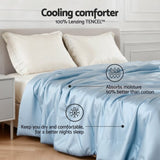 Giselle Tencel Quilt 200GSM Summer Quilts Comforter Doona Light Weight Soft Throw Blanket Double QUIILT-TC-200-D