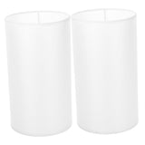 SWETRACE Lamp Shade for Cylinder Lamp White Linen 2Pcs 9.8x5.5x5.5in V1189-LWWAL-20260327-03516