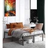 Queen Metal Bed Frame 45cm High Full Steel Base Platform V63-953271