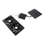 Solar Exhaust Fan IPX7 Waterproof Safe 20W Solar Panel Ventilation Fan with Energy Storage Box for V1294-YM0901-3111240101311