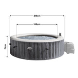 Intex PureSpa 6-Person Greywood Deluxe Inflatable Hot Tub 28442AN