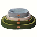Pet Bed Dog Bed Cat Bed All-Season Washable Dog Bed Small Dog Bed Medium Dog - Green - Size V1347-DSZ-PET-BED-001-GRN-M60-50-12
