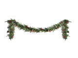 Jingle Jollys 3M Christmas Garland Pre-lit LED with Pine Cones Xmas Decor Green XM-TR-GAR-BR-3M-LED