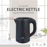 0.8L Stainless Steel Electric Kettle Black V959-DKTL0053