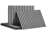 Artiss 10PCS Peel and Stick Wall Panels Tiles 68X68CM Self Adhesive for Home Office Studio Grey WP-68X68-10PCS-GR