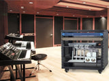 12U AV Rack Stand, 136.08kg Capacity, Network Stereo Recording Studio Rack with Lockable Caster V952-LYSJJ12U18YCOJ5U1V0