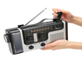 LED Hand Crank Radio AM FM SW Solar Dynamo Outdoor Emergency Radio with Portable Flashlight V1294-YM0523-3119220034211
