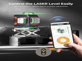 CIGMAN 4x360&deg 16 Lines Laser Level with Remote&APP Control, Self Leveling CM-S02 V413-CM-S02