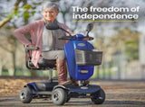 EQUIPMED Electric Mobility Scooter For Elderly Motorized Riding Older Adults Aid Portable E-Scooter V219-AGCMSCEMQA3BL