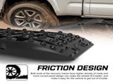 X-BULL Recovery tracks / Sand tracks / Mud tracks / Off Road 4WD 4x4 Car 2pcs Gen 3.0 - Black V211-AUEB-XBRT009-N