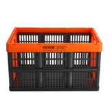 VEVOR Plastic Collapsible Storage Basket, 45L 3 Packs, Folding Stackable Storage Containers/Bins V952-KZDSLCWKCSHS132ETV0