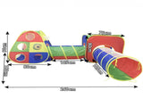 4-in-1 Kids' Pop-Up Foldable Play Tent & Adventure Tunnel Set - Giant Indoor/Outdoor Playpark with V888-ELOSUNG49723