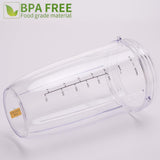 Replacement 32oz Blender Cups & Blade Part Compatible with NutriBullet 600w/900w Blender V1258-DP02-C-1064