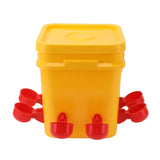 Automatic Chicken Waterer Cup with 12L Handheld Barrel Poultry Drinking Equipemnt for Goose Duck V1294-YM0706-3111230182711