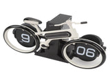 Bicycle Flip Clock Bike Shaped Flip Clock Battery Operated Retro Vintage Flip Down Desk Clock V1294-YM0901-3115240045411