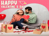 150 Pcs Valentines Day Gift Bags Candy Goodie with Handles Heart Love Paper Wrapping Kraft for V1259-DP01-A-5640