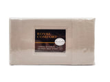 Royal Comfort Blended Bamboo Sheet Set Warm Grey - Queen ABM-201999