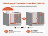 Pullout Trash Can for Kitchen Cabinets, Garbage Waste Recycling Bin, Under Mount Waste Container, V952-CFLJTDTDTHSYKL1U7V0