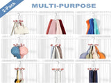 TOPIA HANGER Cedar Wood Hoodie Storage, Tie Rack, Belt Hanger, 360&degSwivel Hanger V1258-DP02-F-240