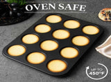 2 Piece Mini Bundt Pan Set 24 Cupcakes Total Heat Resistant to 230 C V1237-ZY-818-210