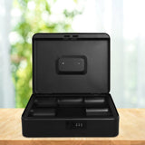 Elegant Money Box Black for Storage Use with Lock and Password V1370-AZ4-14378