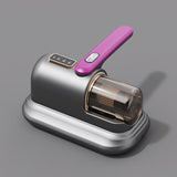 Greyish-purple Wireless Mite Vacuum Cleaner with UV Light - High Suction Handheld Bed Dust Mite V888-ELOSUNG51231
