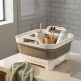 Portable Folding Sink Space-Saving Storage, Multi-Use for Kitchen, Balcony, and Outdoors V1232-CFLSL001
