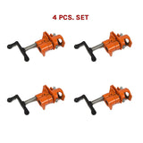 3/4" Wood Gluing Pipe Clamp Set Heavy Duty PRO Woodworking Cast Iron V63-837211