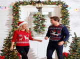 25 Inch Artificial Christmas Door Swag - Pine Cones Red Berries Bells with Greeting Card Faux V1370-AZ4-24674