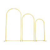 Arch Stand, Set of 3, 1.8/1.5/1.2 m, Stable Structure, Easy Assembly, Gold Metal Arch V952-BYDGMJSJT6FTQCA1U001V0