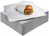200 Pack Insulated Foil Sandwich Wrap Sheets, 12"x12" Pre-Cut Burger Wrapping Paper, Heat and Cold V1259-DP01-A-1023