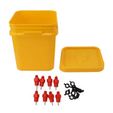 Automatic Chicken Waterer Cup with 12L Handheld Barrel Poultry Drinking Equipemnt for Goose Duck V1294-YM0706-3111230182716