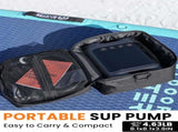 OutdoorMaster Vortex Pro 57.7Wh Rechargeable Paddle Board Pump Portable, Electric SUP Pump Battery V1168-YQ-AP36-I5NA