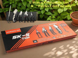 Heavy-Duty 5-Piece Gardening Tool Set 3 Pruning Shears & 2 Folding Saws, Stainless Steel Blades, V1107-CS-YYWJT