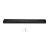 Ceiling Light Plate Holder Fitting Base Rectangular Shape DIY Pendant Lamp Accessories Black V1294-YM0722-JY03798-01
