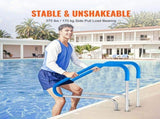 Pool Handrail 46 x 37 inch Stainless Steel for Indoor/Outdoor V952-BXGYCFSYM4632HFCOV0