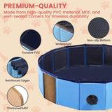 Floofi Pet Pool 120cm*30cm XL Blue Circle V227-3331641004530