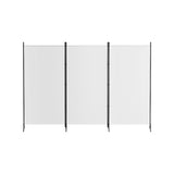 Artiss 3 Panel Room Divider Screen 260x180cm Fabric White RD-D-PLY-260-WH