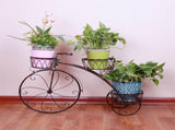 3 Tier Bicycle Style Flower Pots Indoor Outdoor Garden Shelf Rack Metal Plant Stand Au V767-XJJ280-V2