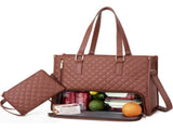 Brown Insulated Lunch Bag and Laptop Cooler - Perfect for Keeping Food Fresh V888-ELOSUNG34242
