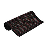 Multi Stitch Bamboo Table Runner 140 x 33cm Black V442-JTC-TABLER-BAMBOOET2BL-BLACK-RE