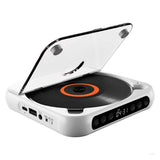 Portable Bluetooth CD Player Supports USB /Wired Playback Rechargeable Walkman White V1263-JX-7002-1