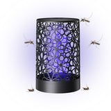 Electric Mosquito Killer Lamp,8.07in USB Plug in Indoor Insect Trap with Purple Light,360&deg Coverage V1369-AZ3-W-14706