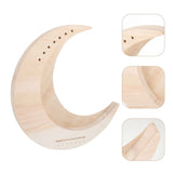 Wooden Lyre Harp Beige Beginner Musical Instrument Unfinished Surface V1370-AZ4-14051