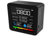 Carbon Dioxide Temperature/Humidity Air Quality Monitor Digital CO2 Meter Formaldehyde V1294-YM0901-H38534B