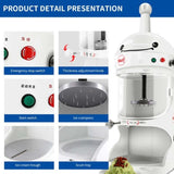 SOGA 350W Commercial Ice Shaver Crusher Machine Automatic Snow Cone Maker ICESHAVERBY118